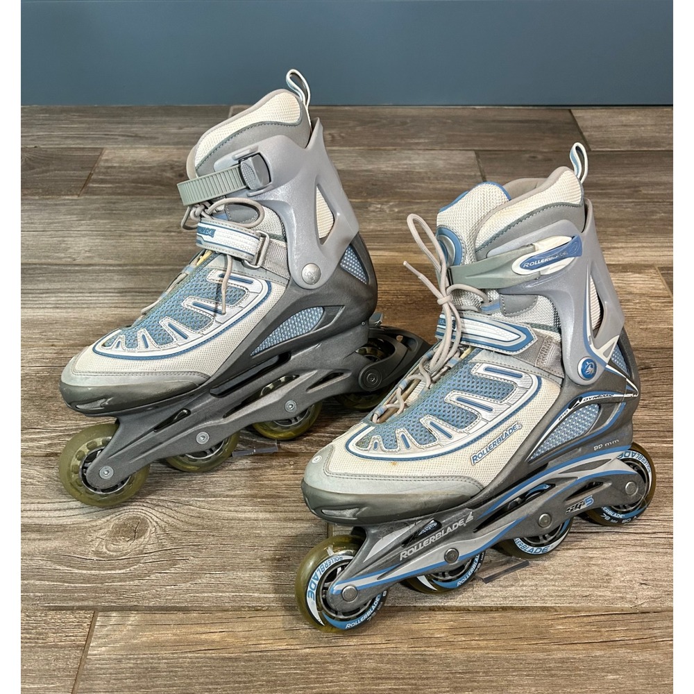 Rollerblade Zetrablade W Women's Inline Skates US 10 EU 42 Gray Blue 80mm ABT